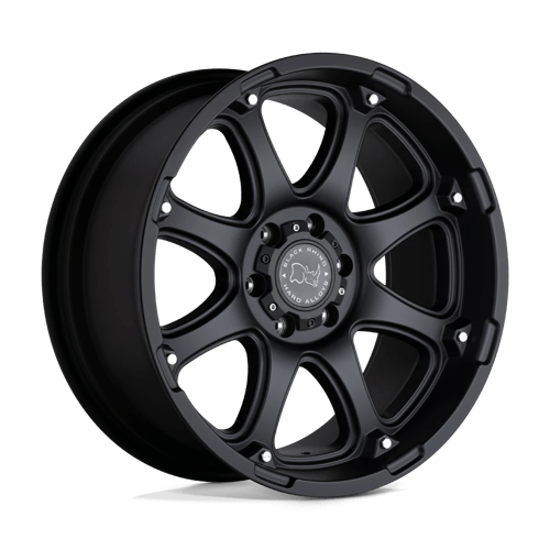 Black Rhino Hard Alloys GLAMIS Matte Black 17x9 -12 8X170 125.1