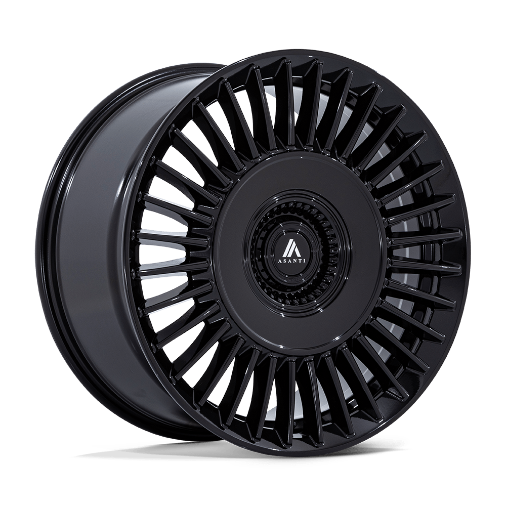 Asanti Black AB040 TIARA Gloss Black 22x9 +15 5X115/5X120 74.1