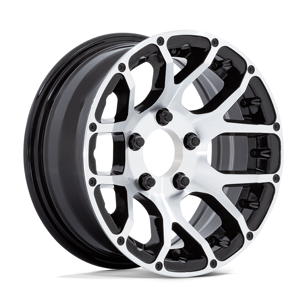 Helo HE825 TEASE Gloss Black Machined 14x6 -6 5X114.3 78