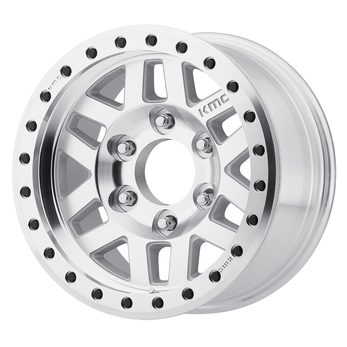 KMC KM228 MACHETE DESERT BEADLOCK Machined 17x8.5 +0 6X165.1 108