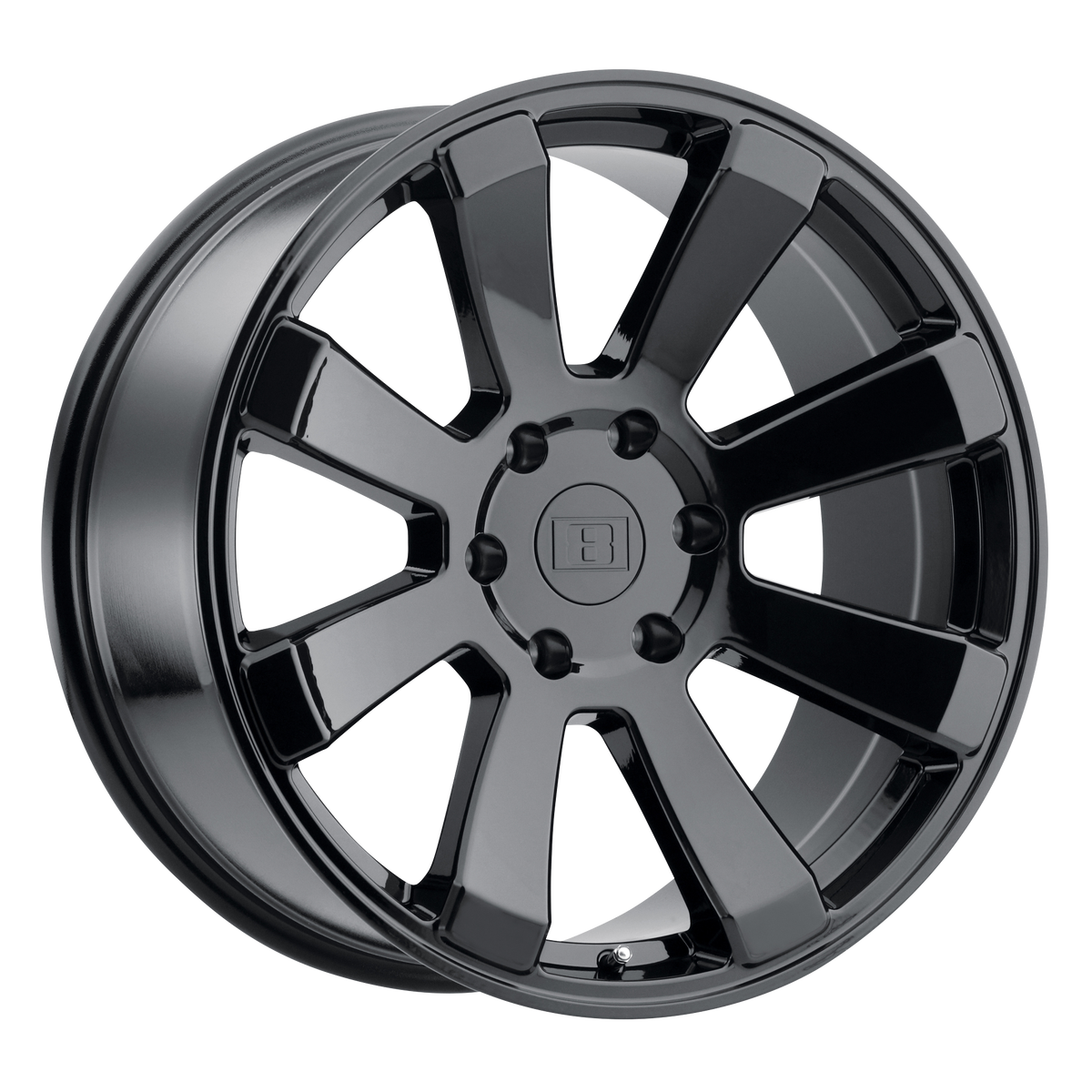 Level 8 ENFORCER Gloss Black 17x8.5 -24 6X139.7 112.1