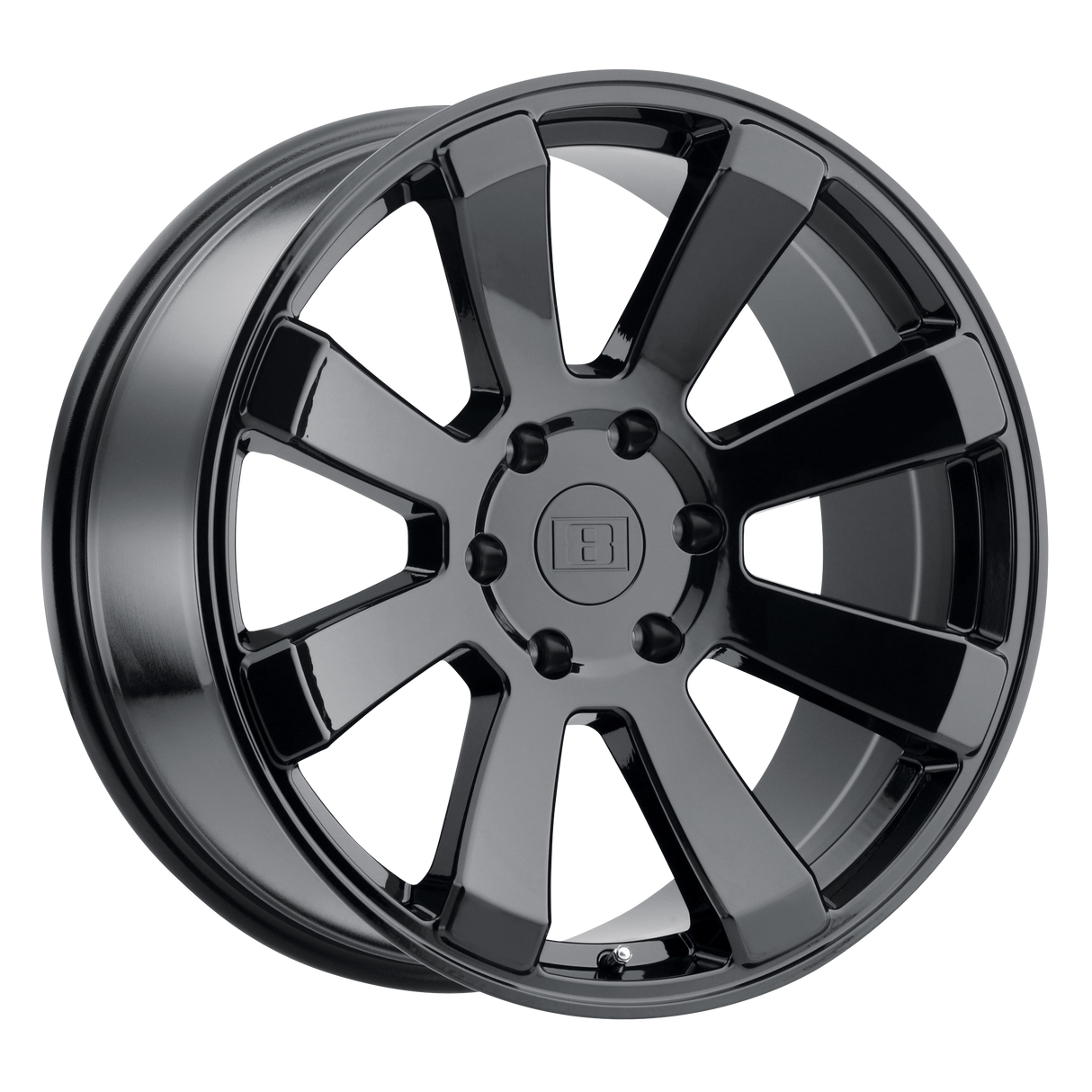 Level 8 ENFORCER Gloss Black 18x9 -24 5X127 71.5