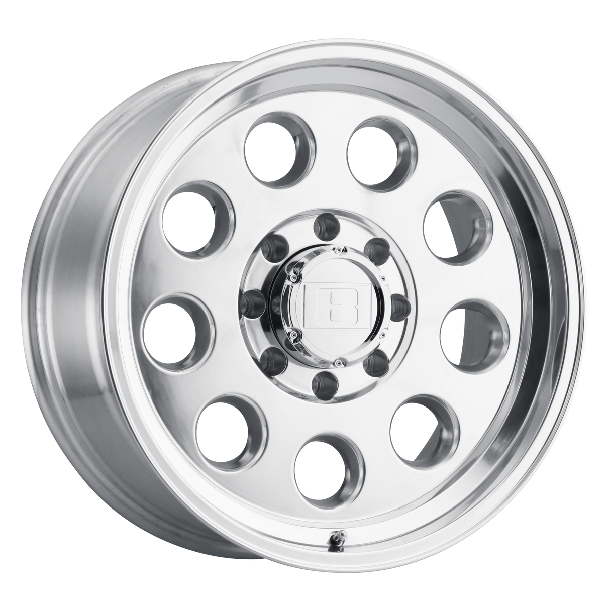 Level 8 HAULER Polished 17x8.5 -6 5X139.7 78.1