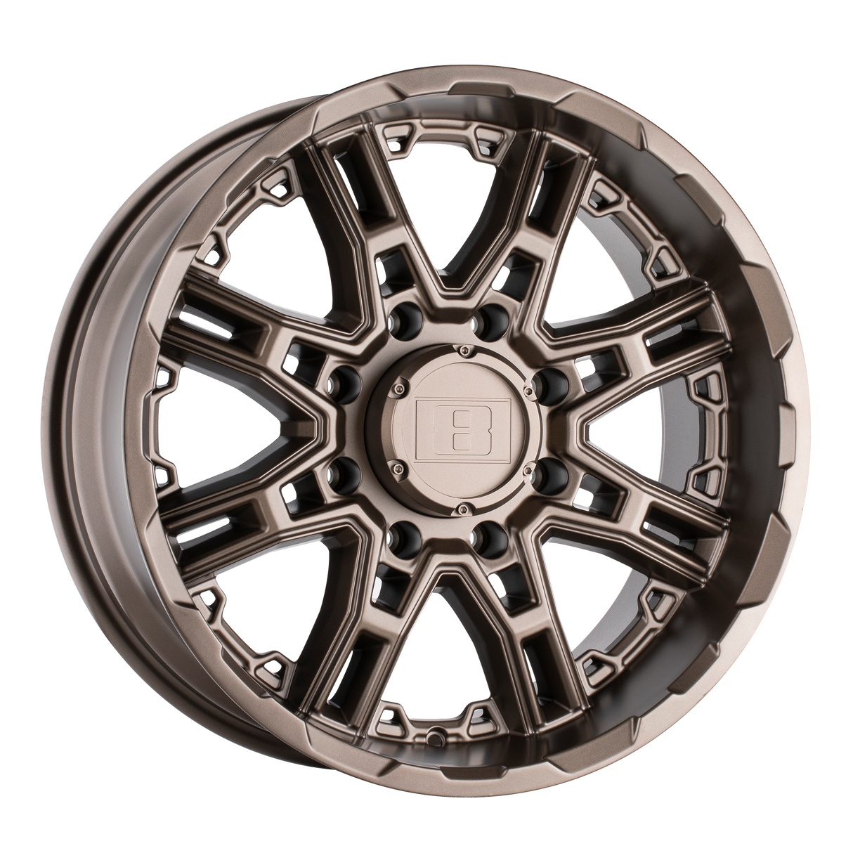 Level 8 SLINGSHOT Matte Bronze 17x8.5 +10 6X139.7 112.1