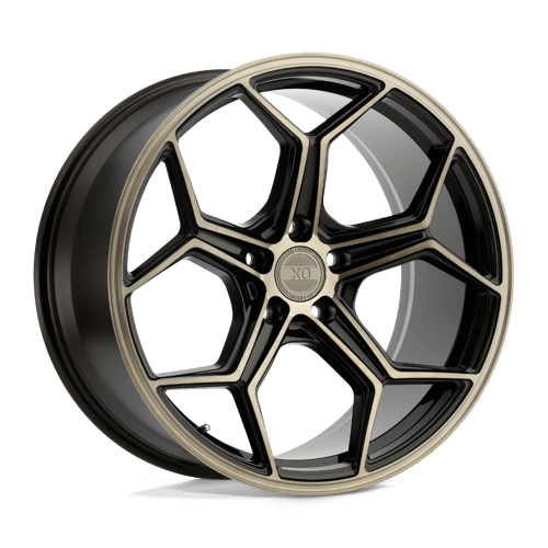 XO HELSINKI Dark Bronze W/ Brushed Bronze Face 22x10.5 +30 5X120 76.1