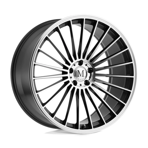 Mandrus 23 Gunmetal W/ Mirror Cut Face 18x9.5 +35 5X112 66.56