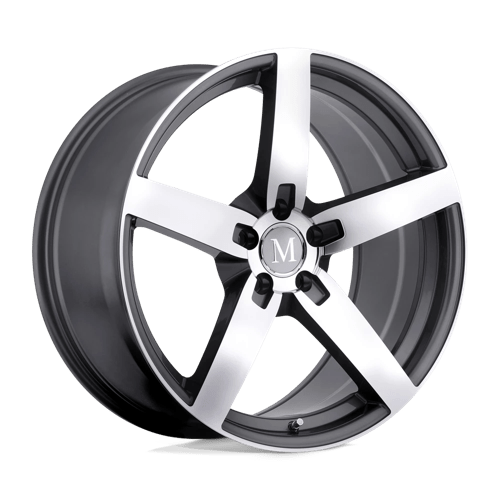Mandrus ARROW Gunmetal W/ Mirror Cut Face 19x9.5 +25 5X112 66.56