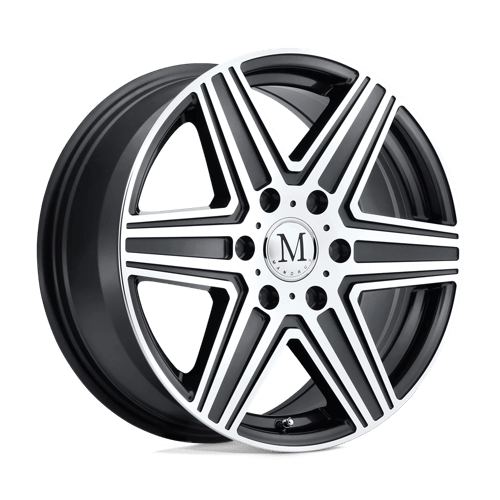 Mandrus ATLAS Gunmetal W/ Mirror Cut Face & Lip 22x10 +44 5X112 66.56