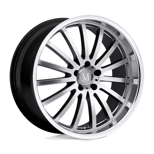 Mandrus MILLENIUM Hyper Silver W/ Mirror Cut Lip 19x9.5 +25 5X112 66.56