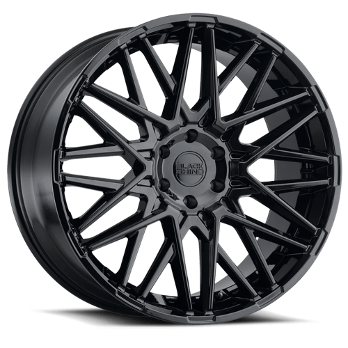 Black Rhino Hard Alloys MOROCCO Gloss Black 24x10 +25 5X139.7 78.1