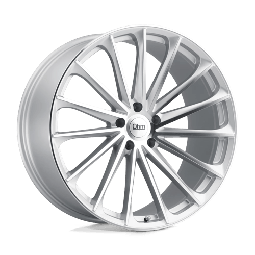 OHM PROTON Silver W/ Mirror Face 17x6.5 +45 5X114.3 76.1