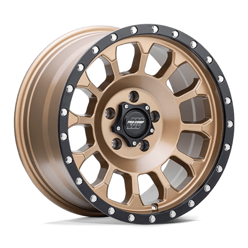 Pro Comp Alloys PA34 ROCKWELL Matte Bronze W/ Black Lip 17x8.5 +0 6X135 87.1