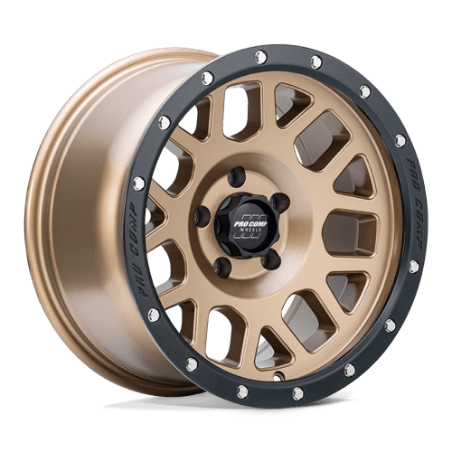 Pro Comp Alloys PA40 VERTIGO Matte Bronze W/ Black Lip 17x9 -6 6X139.7 108