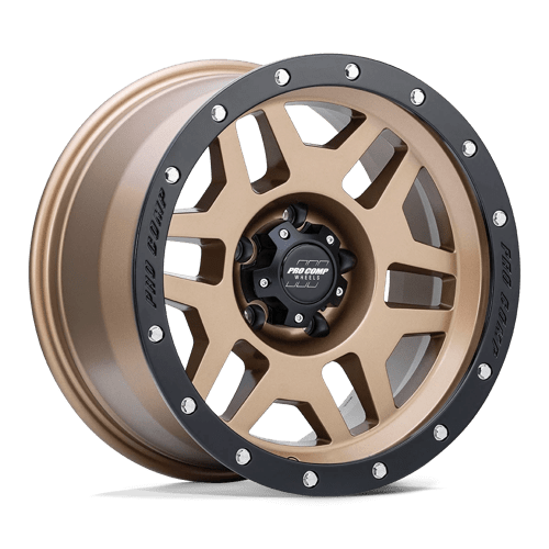 Pro Comp Alloys PA41 PHASER Matte Bronze W/ Black Lip 17x9 -6 5X127 83.06
