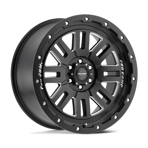 Pro Comp Alloys PA61 COGNOS Satin Black Milled 17x9 -6 6X139.7 108