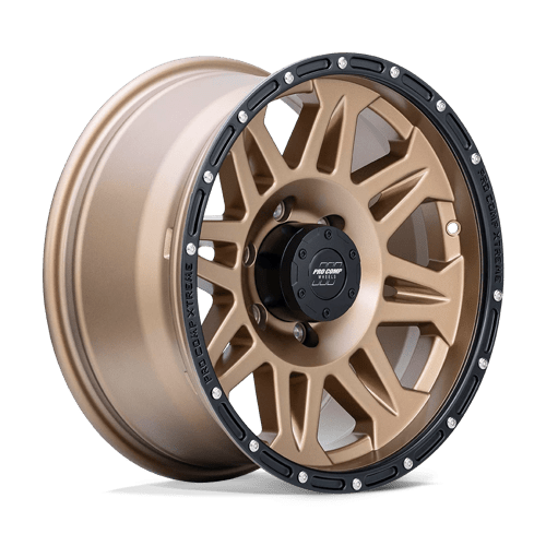 Pro Comp Alloys PA5 TORQ Matte Bronze W/ Black Lip 17x9 -6 5X127 83.06