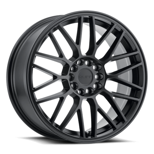 Ruff OVERDRIVE Matte Black 18x8 +38 5X112/5X120 72.1