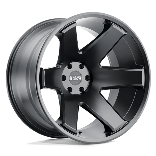 Black Rhino Hard Alloys RAZE Matte Black 22x14 -76 8X180 125.1