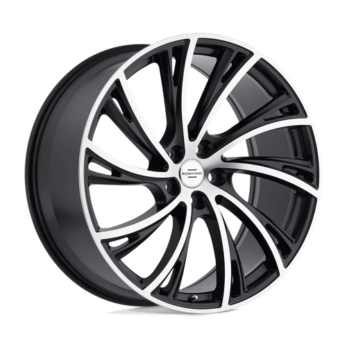 RedBourne NOBLE Matte Black W/ Matte Machined Face 22x10 +37 5X120 72.56