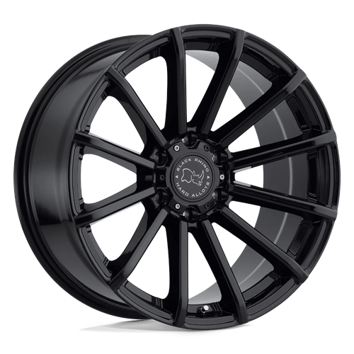 Black Rhino Hard Alloys ROTORUA Gloss Black 17x9.5 +12 6X139.7 112.1