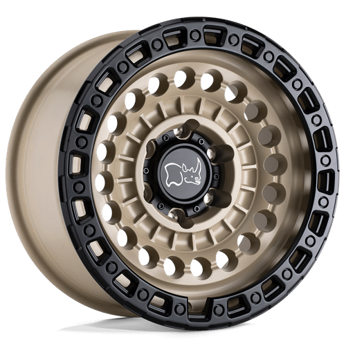 Black Rhino Hard Alloys SENTINEL Desert Sand W/ Black Ring 20x9.5 +12 6X120 67.1