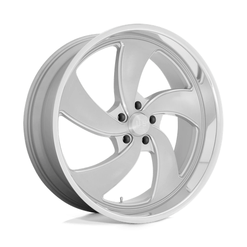 US Mag U134 DESPERADO Silver Brushed Face Milled Diamond Cut Lip 24x9 +01 5X127 78.1