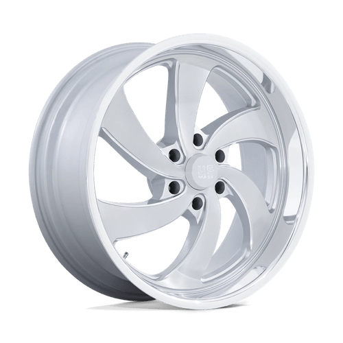 US Mag U134 DESPERADO Silver Brushed Face Milled Diamond Cut Lip 22x9 +25 6X139.7 78