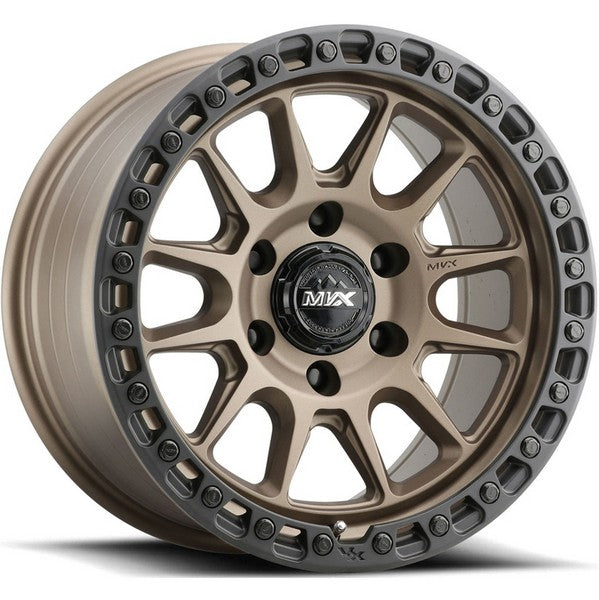 MVX VX12 Satin Bronze - Black Lip 20x9 +18 6X135 87.1