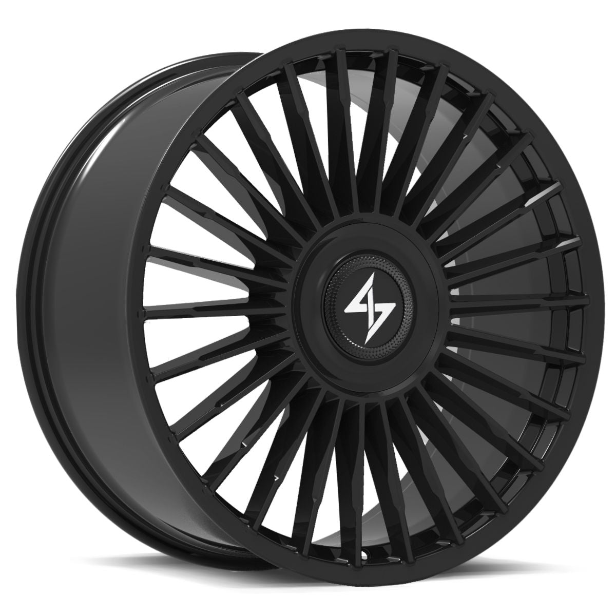 SENTALI LUXX ROYALE Gloss Black 24x10 +30 5x127/5x120 74.1
