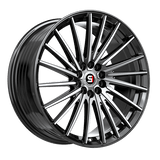 SPEC-1 RACING SP-68 Gloss Black Machined 17x7.5 +42 5x114.3/5x100 73.1
