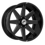 XF OFFROAD XF-236 Gloss Black Milled 22x12 -44 5x127/5x139.7 78.1