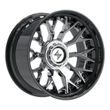 SENTALI BARREL FORGED XTREME BFX2 Gloss Black Lip / Chrome Centre 22x10 -24 6x135/6x139.7 106.1