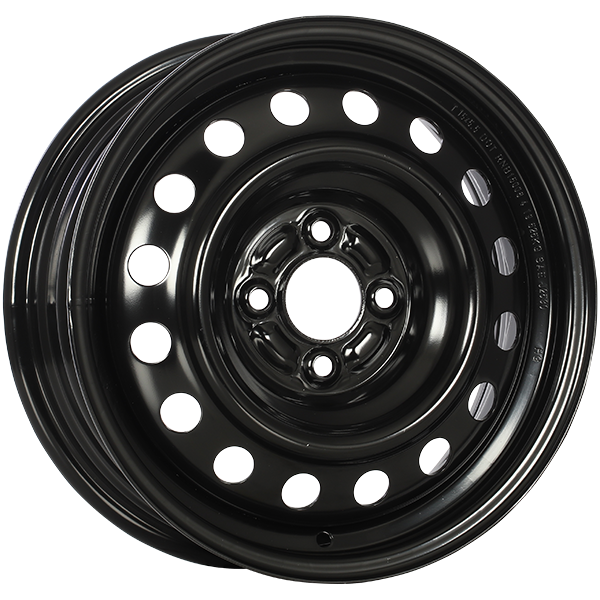 RNB STEEL WHEEL Black E-Coating 16x6.0 +45 4x100 60.1