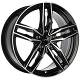 DAI Wheels MODA Gloss Black - Machined Face 17x7.5 +42 5x114.3 67.1