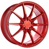 720 Form RF2-R Translucent Red 19x8.5 +35 5x112 66.6