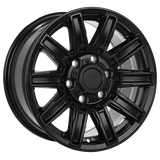 Ruffino HARD FORGED Satin Black 16x8.0 +45 6x130 84.1