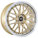 720 Form FF14 Gold - Machined Lip 17x7.5 +35 5x114.3 73.1