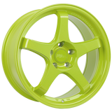 720 Form FF6 Lime Green 18x8.5 +35 5x114.3 73.1