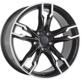 ART Replica REPLICA 165 Gloss Black - Machined Face 19x8.5 +35 5x120 72.6