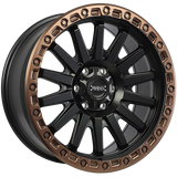 Ruffino HARD BLAZE Satin Black - Satin Bronze Lip 20x9.0 +15 6x139.7 108.1