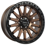 Ruffino HARD BLAZE Satin Bronze Face - Satin Black Lip 20x9.0 +15 6x139.7 108.1