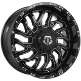 TIS Wheels 544 Gloss Black - Milled Edge 20x9.0 +18 5x139.7/5x150 110.1