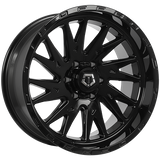 TIS Wheels 547 Gloss Black 20x10.0 -19 6x139.7 106.1