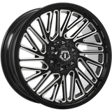 TIS Wheels 553 Gloss Black - Milled Edge 20x9.0 +18 6x135/6x139.7 106.1