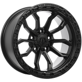 TIS Wheels 556 Satin Black 17x9.0 -13 5x127 71.5