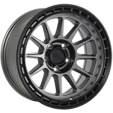 Ruffino HARD MOJAVE Satin Gray - Black Lip 17x8.5 -6 5x127 71.5