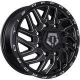 TIS Wheels 544 Gloss Black - Milled Edge 20x8.2 +127 8x210 154.3