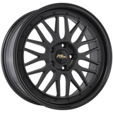 720 Form FF14 Satin Black - Gloss Black Lip 18x8.0 +35 5x114.3 67.1
