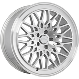 720 Form FF21 Silver - Machined Face 19x8.5 +36 5x112 66.6