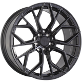 720 Luxury LX4 Gloss Black 20x9.0 +35 5x108 63.4